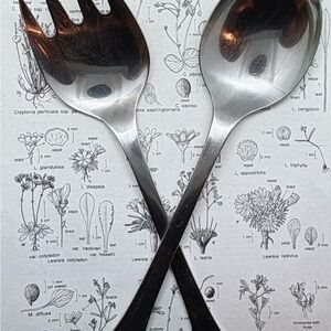 Mid-Century Frigast Denmark Pantry Stainless Steel Cutlery Fork & Spoon